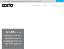 Tablet Screenshot of carta.ch