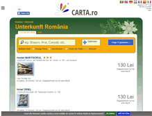 Tablet Screenshot of de.carta.ro